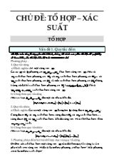 Ôn tập Đại số Lớp 11 - Chủ đề Tổ hợp, xác suất - Nguyễn Bảo Vương